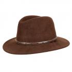 cappello in feltro di lana firmato HUTTER  marrone