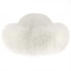 COLBACCO CON PELLICCIA VOLPE bianco naturale