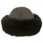 COLBACCO CON PELLICCIA VOLPE marrone