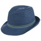 cappello Trilby firmato ALESSANDRA BACCI blu