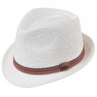 cappello Trilby per l'estate  bianco