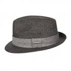 STETSON | Cappello Trilby in paglia Toyo Braided in viscosa da abbinare a qualsiasi abbigliamento grigio