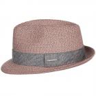 STETSON | Cappello Trilby in paglia Toyo Braided in viscosa da abbinare a qualsiasi abbigliamento ruggine