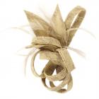 accessorio per cappelli beige