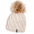 McBeanie | berretto con pompon e fodera in pile beige