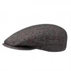Berretto uomo piatto flatcap Kent wool con paraorecchie firmato STETSON beige