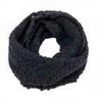 sciarpa loop super morbidissima con paillettes nero