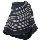 Mantella a righe blu