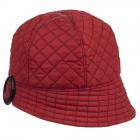 cappello impermeabile firmato ALESSANDRA BACCI rosso