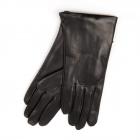 guanti in pelle donna con fodera cashmere nero