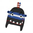 BARTS | Cappello in maglia Monster Beanie con applicazioni per bambini grigio scuro