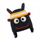 BARTS | Cappello in maglia Monster Beanie con applicazioni per bambini giallo