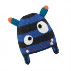 BARTS | Cappello in maglia Monster Beanie con applicazioni per bambini blu