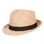 cappello trilby in paglia naturale al campione