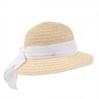 cappello leggero e tascabile per donna bianco