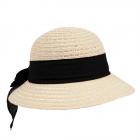 cappello leggero e tascabile per donna nero