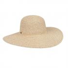 cappello da donna con tesa larga  oro