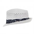 cappello trilby da donna  bianco
