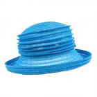 cappello leggero in canapa firmato MAYSER  celeste