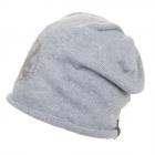 berretto oversize in cotone firmato MAXIMO grigio