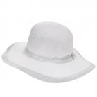 cappello Pamela in carta firmato ALESSANDRA BACCI  bianco