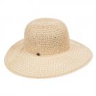 SEEBERGER | Cappello da donna in paglia di carta a tesa larga naturale