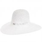 SEEBERGER | Cappello da donna in paglia di carta a tesa larga bianco
