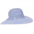 SEEBERGER | Cappello da donna in paglia di carta a tesa larga lilla