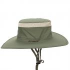 HUTTER | Cappello da safari e da trekking a tesa larga con protezione solare verde oliva.