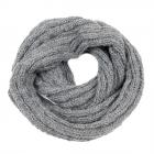 HUTTER | loop scaldacollo sciarpa in lana maglia  antracite