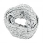 HUTTER | loop scaldacollo sciarpa in lana maglia  grigio chiaro