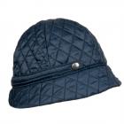 Cappello tascabile a campana con calda fodera interna blu