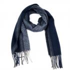 SCIARPA UOMO MISTO LANA FANTASIA 30X170 blu