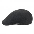 berretto piatto Texas Wool Cashmere Earflaps firmato STETSON  antracite