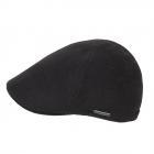 berretto piatto Texas Wool Cashmere Earflaps firmato STETSON  nero