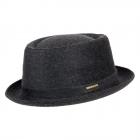 cappello Pork Pie Wool firmato STETSON grigio