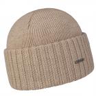 STETSON | Beanie Merino Wool berretto con risvolto marrone chiaro