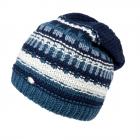 Berretto oversize a maglia per bambini firmato MAXIMO blu