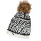 Aurora Beanie berretto con pompon firmato BARTS  bianco naturale