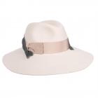 BORSALINO | Cappello da donna in finissimo pelo di coniglio a tesa larga camello