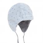 berretto per baby con orecchie e da legare firmato STERNTALER  blu royal