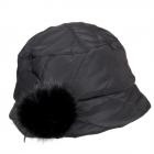 cappello di stoffa firmato ALESSANDRA BACCI  nero