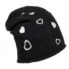 berretto long beanie Hanna firmato ALESSANDRA BACCI nero