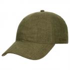 STETSON | Cappello scudo da baseball in tela con protezione UV verde oliva.