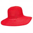 MAYSER | cappello estivo per donna con tesa extra larga rosso