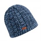 MAXIMO | cuffia lana maglia ultrasoft con fodera cotone blu