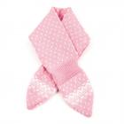 MAXIMO | sciarpina baby in lana maglia rosa