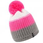 McBEANIE | cuffia sportiva in lana con pompon fuxia