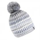 McBEANIE | berretto lana maglia con pompon grigio