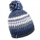 McBEANIE | berretto lana maglia con pompon blu